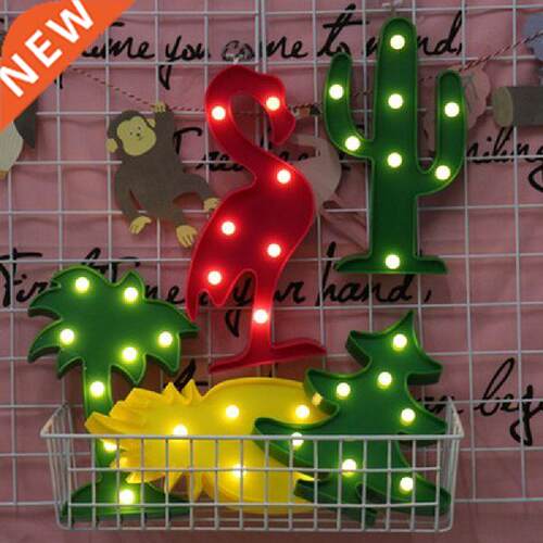 Chrimas LED Night Lights Party Decor Flamingo Led Lamp