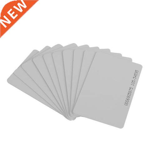10 Pcs 125KHz EM4100/TK4100 RFID Proximity ID Smart Card 0.8
