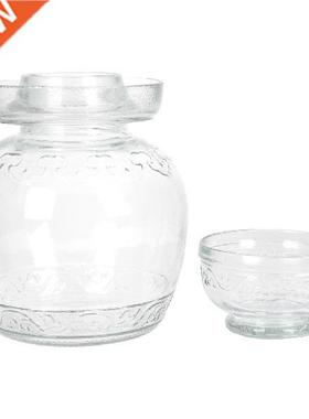 Jar Pickle Glass Fermenting Crock Fermentation Kitchen