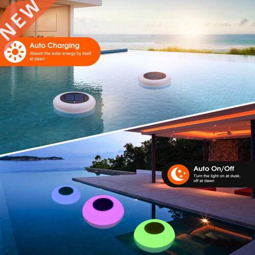 Pool Floating Solar Light Underwater Lamp IP65 Waterproof