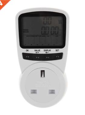 LCD Power Energy Meter Checker Wattage Current Monitor Analy