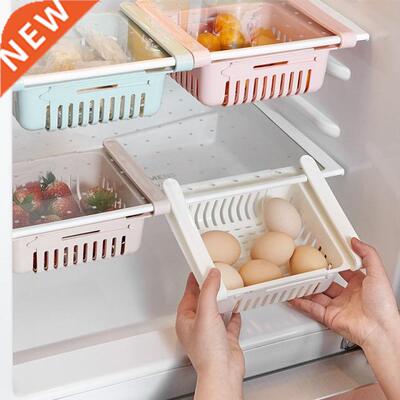 Kitchen Organizer Adjustable Refrigerator Storage Rack Kitch