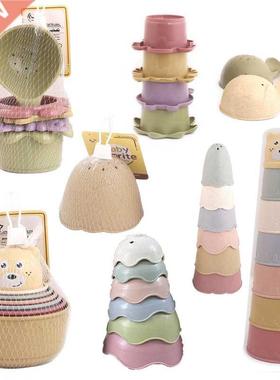 Baby Bath Toys Stacking Cup Toys Colorful Early Educational