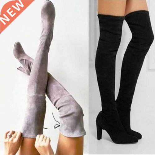 Over The Knee long High Boots Women For Shoes Winter Elastic