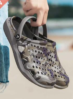 2021 Summer Outdoor Men's Clogs Breathable Beach Sandals