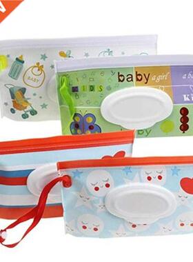 Baby Wet Wipes Tissue Box Flip ver Snap-Strap Wipes Holder C