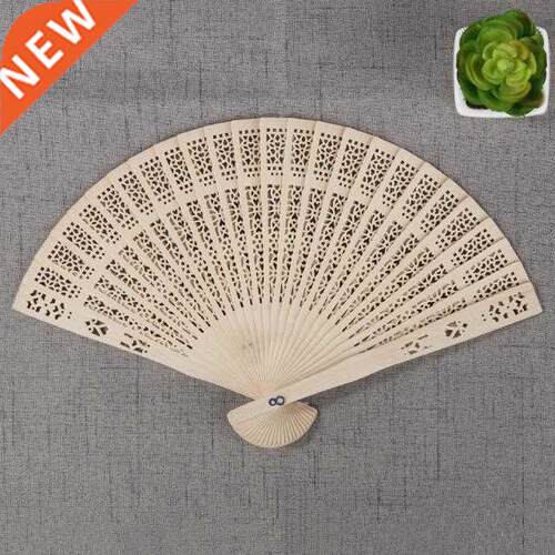 Engraved Wood Fding Hand Fan Wooden Fd Fans Wedding Part