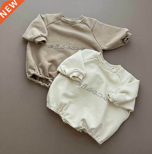 Newborn Baby Girl Boy Spring Autumn Clothes Cute Dinosaur Lo