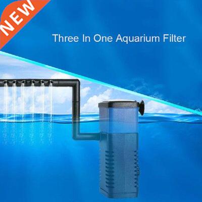 4W Mini Submersible Aquarium Filter Fish Tank Internal