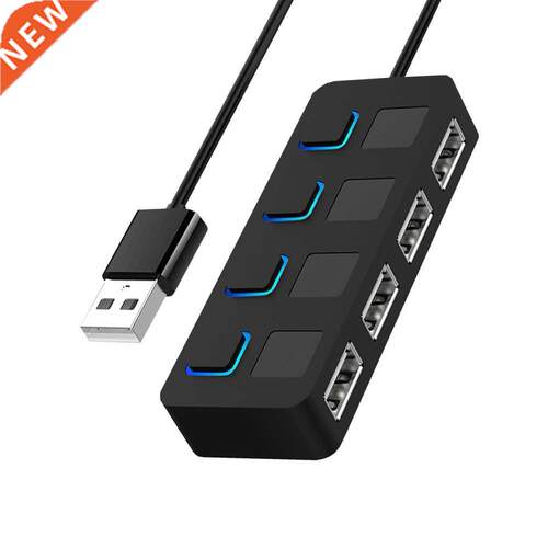 USB 2.0 HUB Multi USB Splitter 4 Ports Expander Multiple USB