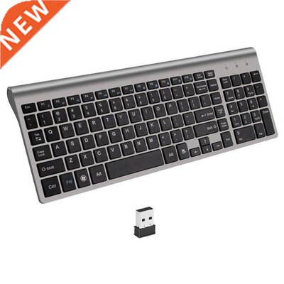 2.4G Wireless Keyboard 104-Key Keyboard USB Portable Silent