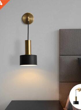 Nordic E27 Iron Bedside Wall Lamp Store Bar Night Light