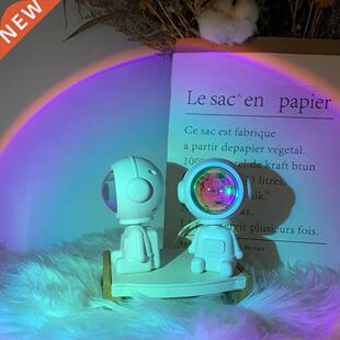 LED Astronaut Robot Projector Night Atmosphere Light Sunset