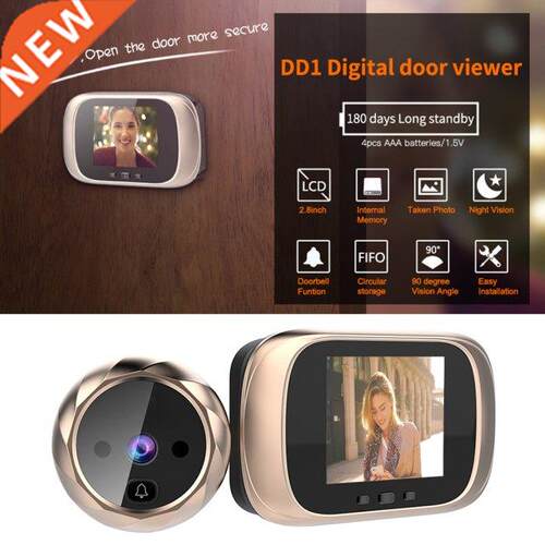 2.8 inch LCD Color Screen Digital Doorbell Smart Electronic