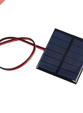 1PCS 3V 150mA 0.45W Solar Panel With 30CM Wire Mini Solar Sy