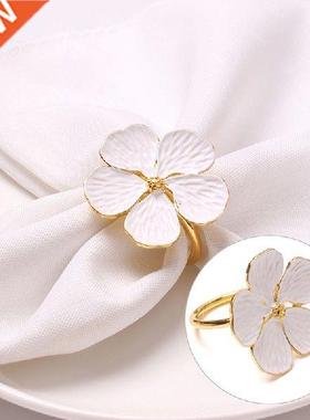 1pc Wedding Simple Plum Napkin Napkin 5 Petals Lucky Flower