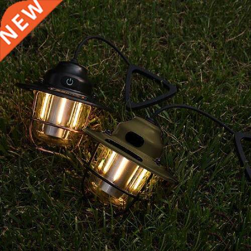 Retro Lamp Type-C USB Rechargeable Portable LED Lanterns
