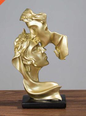 Lovers Statue Mini Resin Crafts Small Ornaments Home