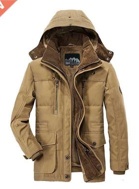 New 2022 Men's Csul Jcket Fshion Winter Prks Mle Fur