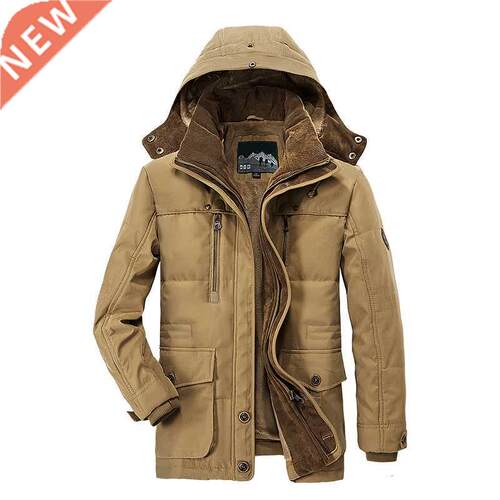 New 2022 Men's Csul Jcket Fshion Winter Prks Mle Fur