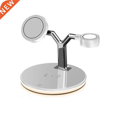 1 Piece 3 In 1 Magnetic Wireless Charger Stand Fast Charging