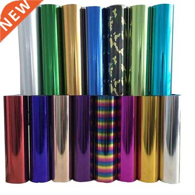 Free shipping 25cmx100cm metallic heat transfer vinyl metal