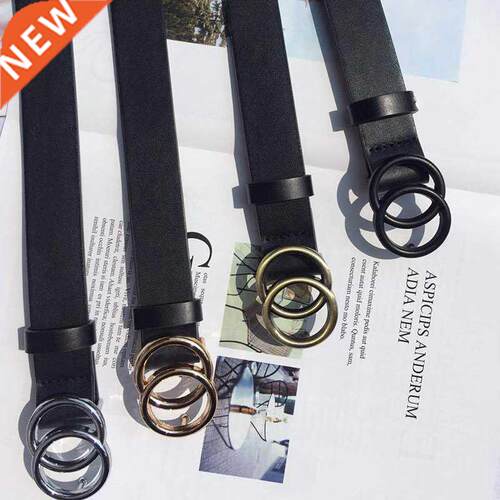 2022 New Women Casual Belt Luxury Adjustable New Round Buckl
