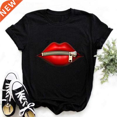 Women Plus Size Harajuku Tops Summer Tops Graphic Tees Women