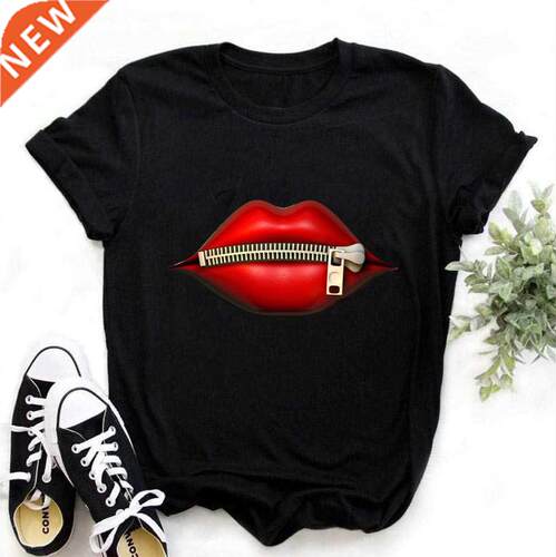 Women Plus Size Harajuku Tops Summer Tops Graphic Tees Women