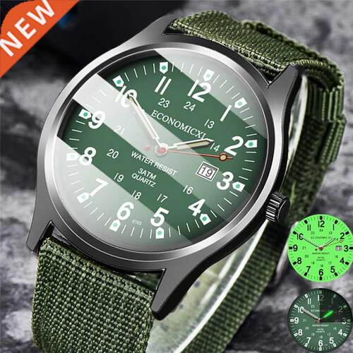 Fashion Mens Watches Luminous Hands Clock Luxuy Militay S