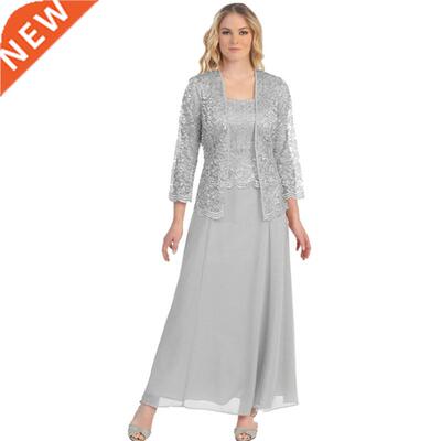 Robe De Soiree Lace Long Evening Dress Jacket Long Sleeve We