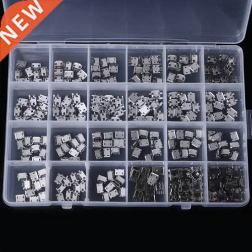 Micro USB Connector 240 Pcs/box 24 Models Socket Jack USB Co