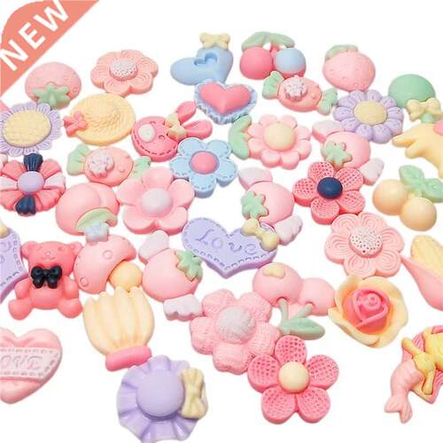 0PCS Mix Style Resin Bow Heart Rabbit Animal Miniature