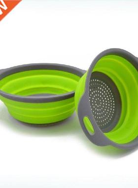 2PCS Foldable Drainer, Fruit And Vegetable Washing Basket