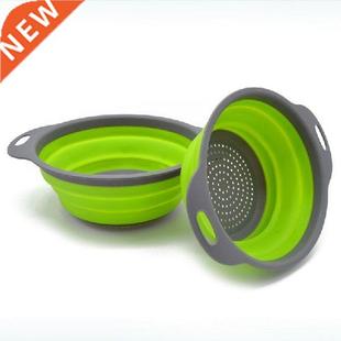 2PCS Foldable Drainer, Fruit And Vegetable Washing Basket