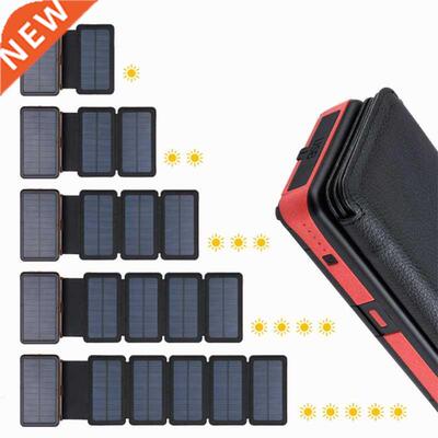 Foldable Solar Power Bank 20000mAh Waterproof Powerbank with