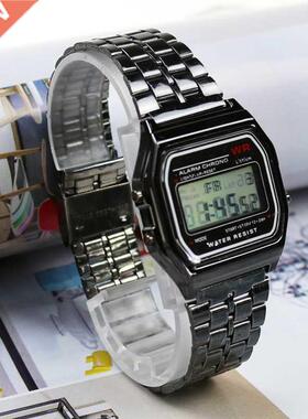 Rose Gold Silver Watches Men Women Electronic Digital Displa