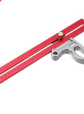 Woodworking Angle Ruler 45/90 Degree Ruler Scribe Gauge Meas