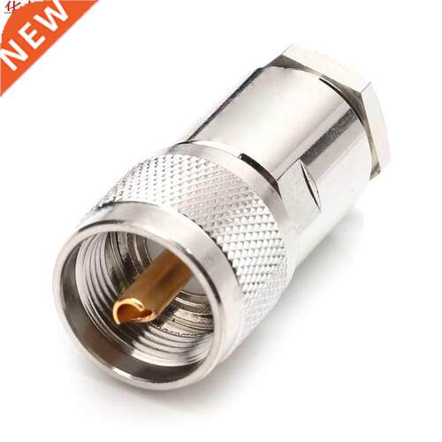 RF Coaxial Adapter UHF Male Plug PL259 Clamp RG8 RG165 RG21