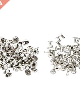 50X 10mm Silver Rivets Tecnico Tacks Bag / Shoes / Gloves