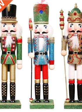 Christmas Nutcracker Soldier Ornaments Decoration Handcraft