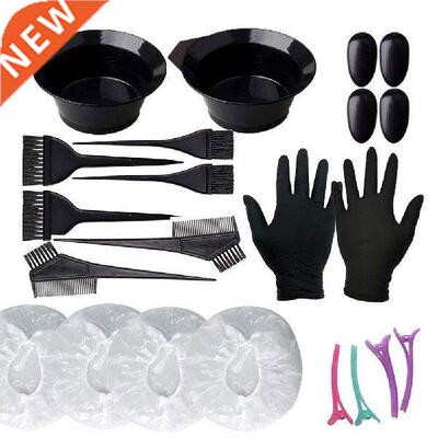 Hot 22Pcs/Set Hair Dye Colouring Bru Comb Bowl Gloves