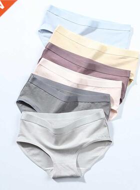 3Pac Cotton Panties Underwear Set Women Soild Color Panties