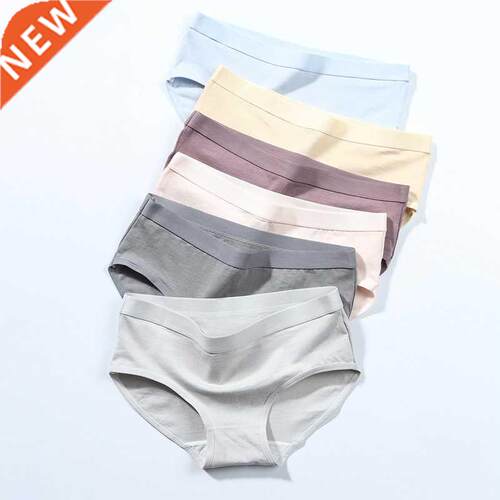 3Pac Cotton Panties Underwear Set Women Soild Color Panties