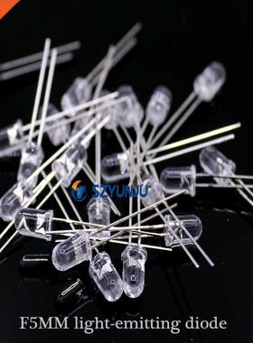Fmm 5mm Diodes 100PCS UV LED Diode Clear UV mm/5mm LED Ul