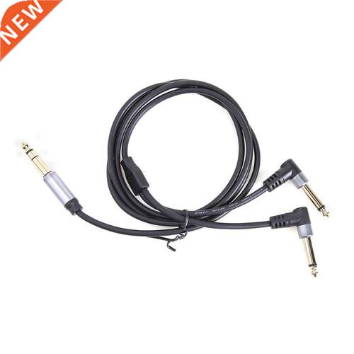 6.35mm Dual Channel Male To Dual 6.35mm Mono Audio Adapter