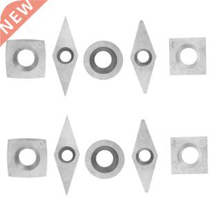 10Pcs/Set Diamond Square Round Blades High Hardness Carbide