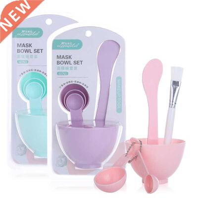 6pcs DIY Mask Bowl Mixing Brush Makeup Tool Set 4 In1 Beauty