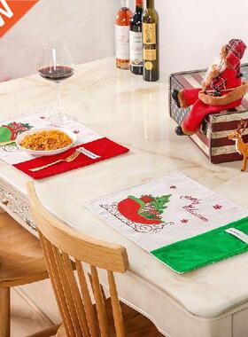 Christmas Decoration American Linen Christmas Placemat