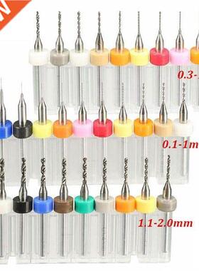 10pcs PCB Drill Bits Set 0.1-1/1.1/2.0/0.-1.2 MM Carbide